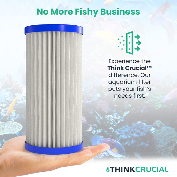 Think Crucial Replacement Micron Cartridge Filter compatible with Marineland PA0140 (1 pack)
