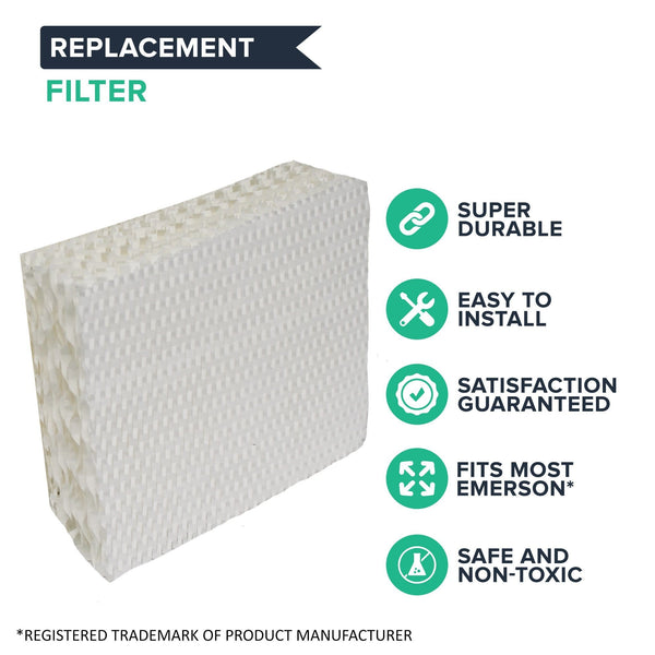 Replacement Humidifier Wick Filters, Fits Kenmore & Emerson, Compatible with Part HDC-12 & 14911