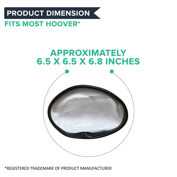 Replacement Cloth Reusable Vacuum Bag, Fits Hoover C2401 Backpack Vac, Compatible with Part 2KE2105000 2-KE2105-000