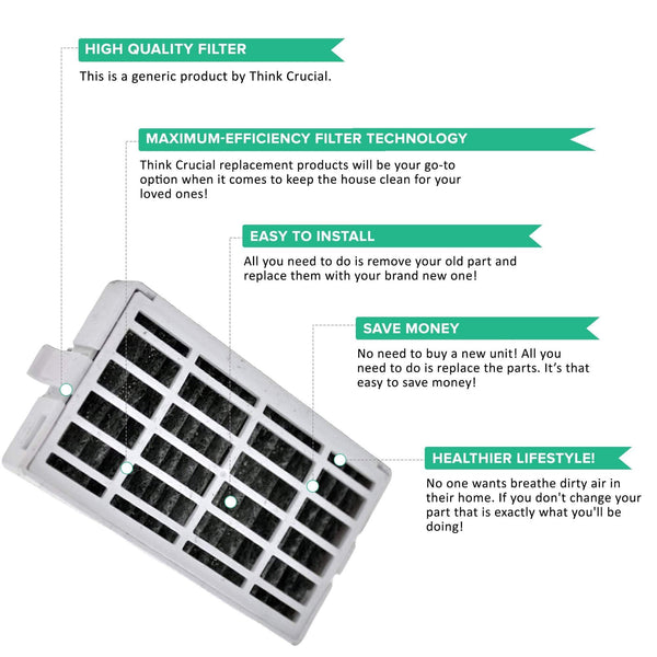How to replace FreshFlow Air Filter AIR1 part # W10311524 on your Whirlpool  Refrigerator 