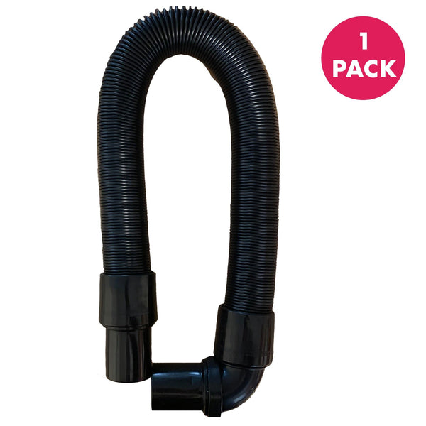 Think Crucial Backpack Vacuum Hose Replacement Part Compatible With ProTeam(™) Part#103048 - Static Dissipating Hose with 1-1/2-inch Cuffs (1 Pack)