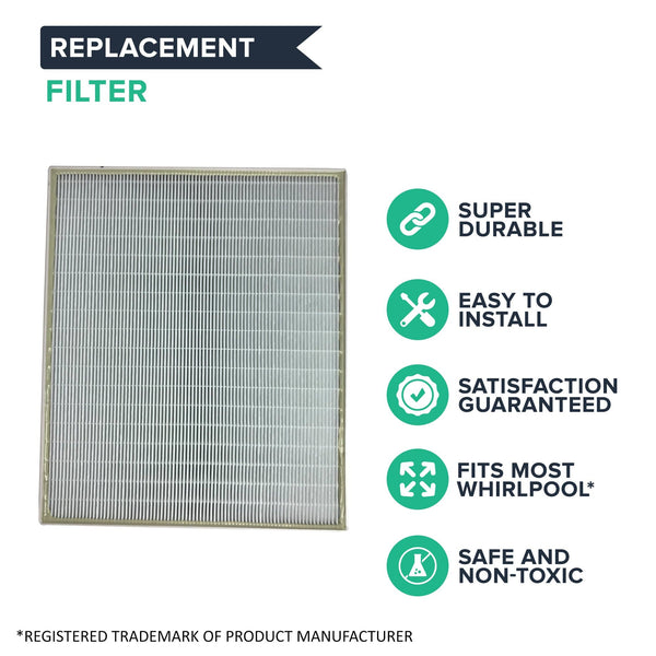 Crucial Air Replacement Air Filters Compatible With Whirlpool Air Purifier Parts 8171434K, 1183054, 1183054K, 1183054K Large, and 1183054K - Whispure - HEPA Style Filter Parts, Bulk Pack