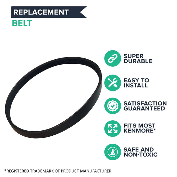 Replacement CB3 Belts, Fits Kenmore, Compatible with Part 20-5218, KC28SBZTZ000, 5-PH-282 & PH5