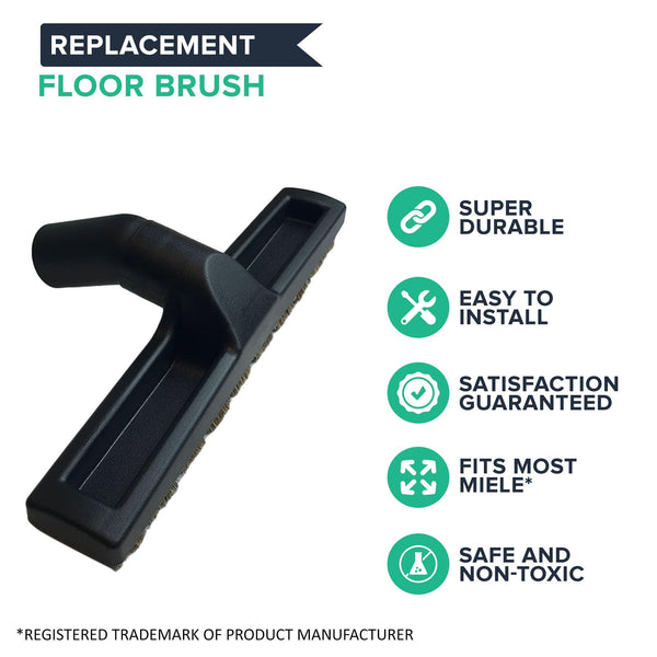 Replacement 35MM Deluxe Hard Floor Brush, Fits Miele