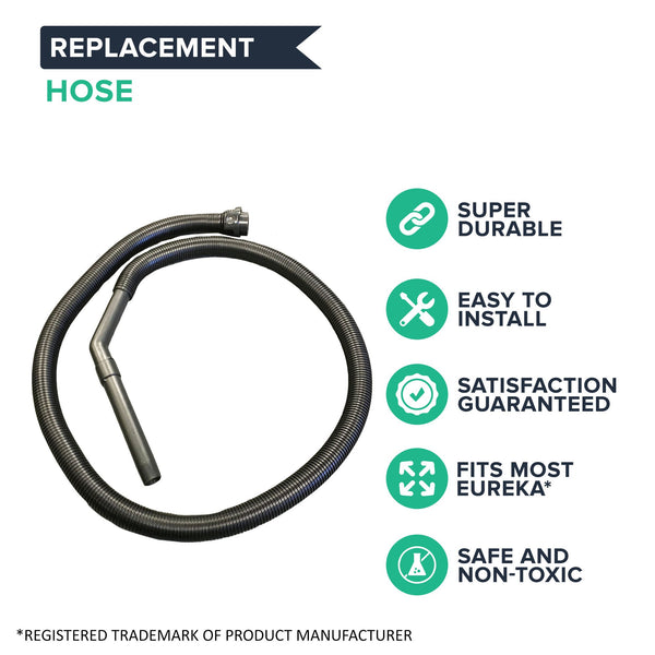 Think Crucial Replacement - Vacuum Cleaner Hose Part Compatible With Eureka Mighty Mite Hose - 13 x 10.5 x 3 - Vacuum Tube Hose Fits Models 3670 3672 3673 3674 3676 3682 Series, Part 60289-1 (1 Pack)