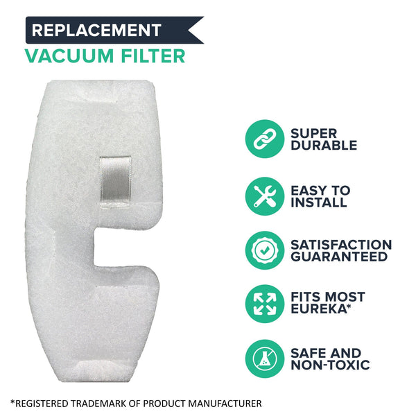 Inlet, Outlet & Woven Filter Set, Fits Eureka Flash Stick Vacuums, Compare to Part # N0205, N0206 & N0207