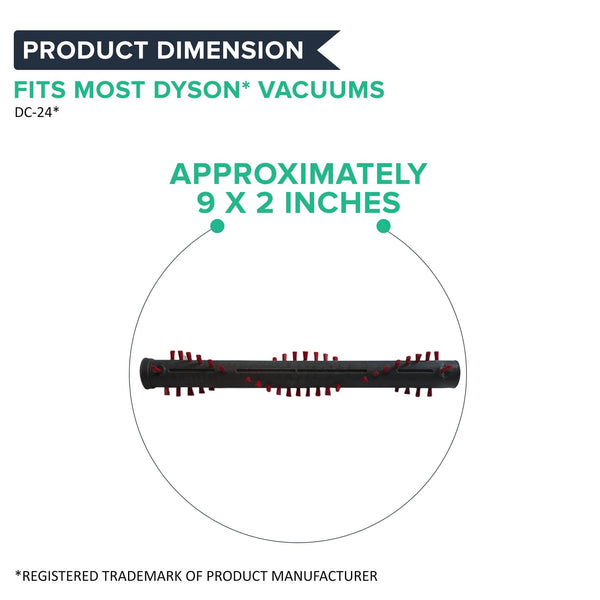 Replacement Brush Roller, Fits Dyson DC24, Compatible with Part 917390