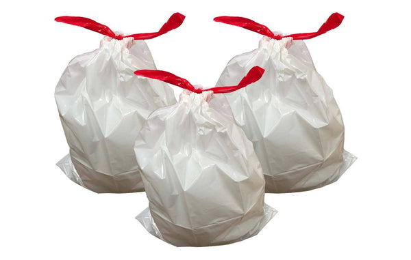 30pk Durable Garbage Bags, Fits Simplehuman¨ Ôsize ''A''Ô, 4.5L / 1.2 Gallon