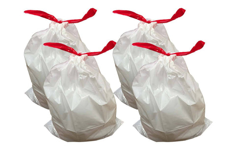 40pk Replacement Durable Garbage Bags, Fits Simplehuman¨ Ôsize ''D''Ô, 20L / 5.2 Gallon