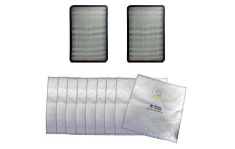 2pk Replacement EF1 Filters & 9 5055 Cloth Bags, Fits Kenmore, Compatible with Part 86889, 20-5055, 20-50557 & 20-50558