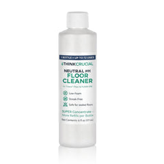 Think Crucial 72x Uses SUPER Concentrate Compatible with Tineco® iFloor & FLOOR ONE (S3/S5/S6) – 6 oz Neutral pH Multi-Surface Floor Cleaning Solution