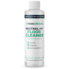 Think Crucial 72x Uses SUPER Concentrate Compatible with Roborock® Dyad & Dyad Pro – 6 oz Neutral pH Multi-Surface Floor Cleaning Solution