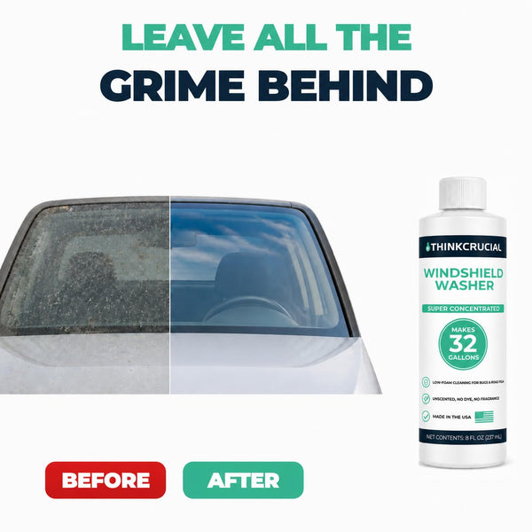 Think Crucial windshield washer fluid super concentrate