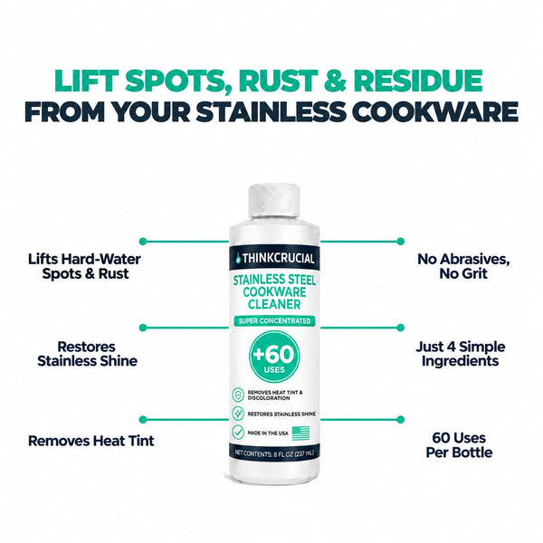 Think Crucial Stainless Steel Cookware Cleaner