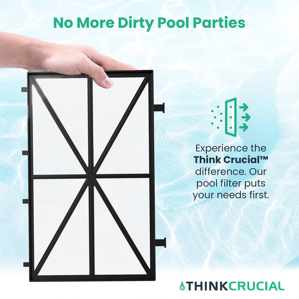 Think Crucial Replacement Spring Filter Cartridge Compatible with Maytronics Dolphin, Nautilus CC Plus, M200, M400, M500, M4, M5, Wave 65, Wave 90, Oasis Z5 Models, Part# 9991433-R4 (4 pack)