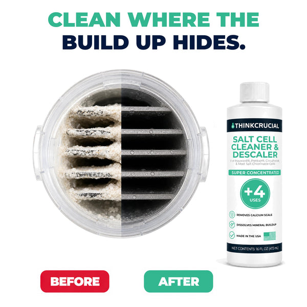 Think Crucial Salt Cell Cleaner for Saltwater Pools