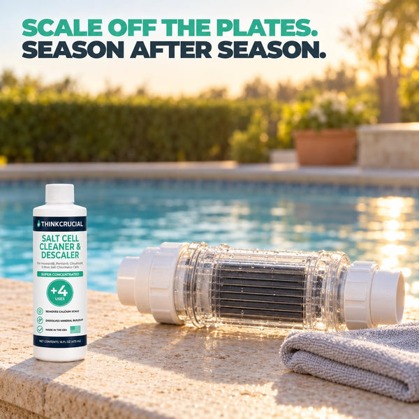 Think Crucial Salt Cell Cleaner for Saltwater Pools