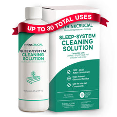 Think Crucial 30x Uses Sleep System Cleaner – Compatible with Chilipad, Chili Sleep Dock Pro, OOLER & Cube Cooling Pad Systems – Bed Cooling Pad Monthly Maintenance Concentrated Solution – 6oz