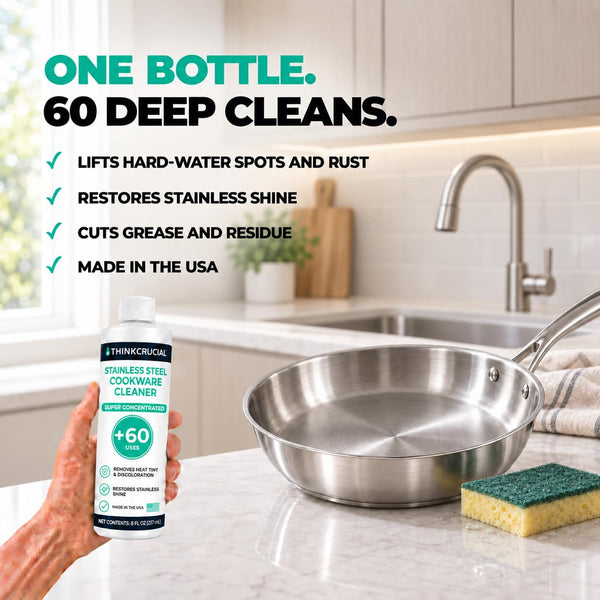 Think Crucial Stainless Steel Cookware Cleaner