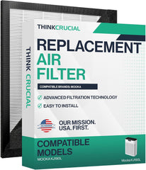 Replacement filter compatible with MOOKA KJ190L air purifier, 1 filter + 2 pre-filters