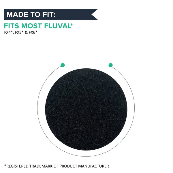 Replacement bio-foam filters for Fluval FX4, FX5 and FX6