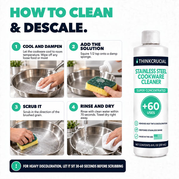 Think Crucial Stainless Steel Cookware Cleaner
