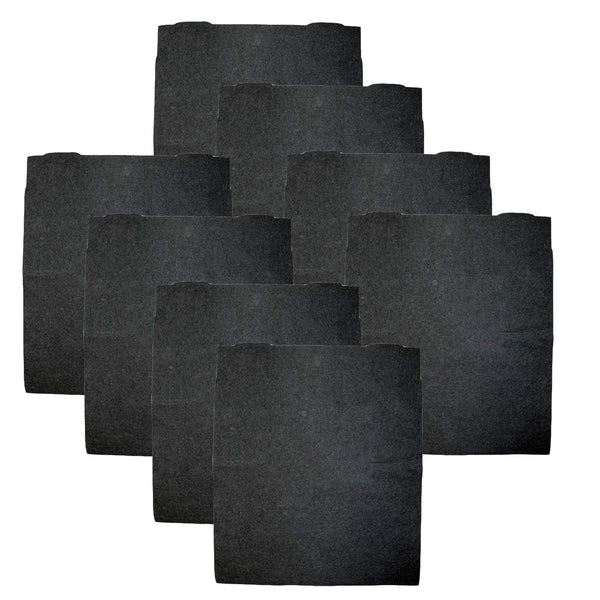 Eight Think Crucial carbon pre-filter sheets for Kenmore 295 series air purifiers (part 83378), staggered layout