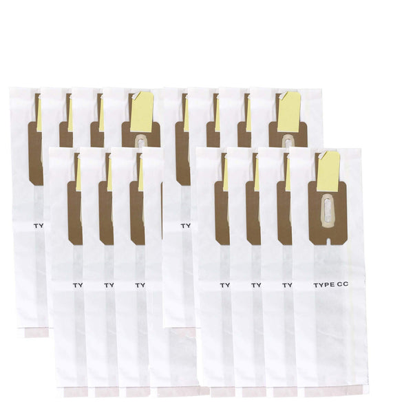 Crucial Vacuum Replacement Type CC Vacuum Bags Compatible With Oreck Parts # CCPK8, CCPK8DW, PK2008, PK80