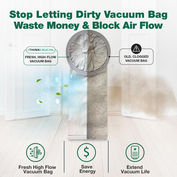 50 High-Efficiency Replacement Vacuum Bags – Compatible with ProTeam Commercial Backpack Vacuums 6QT, Par — image 4