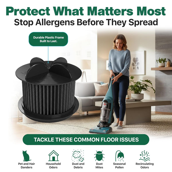 Round Washable Replacement Vacuum Filters Compatible with Multiple Bissell Parts # 2031183, 2031085ES, 20 — image 2