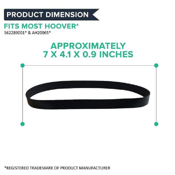 Crucial Vacuum Replacement Belt Parts - Compatible with Hoover Skinny Drive Part # 562289001, AH20065 - F — image 3