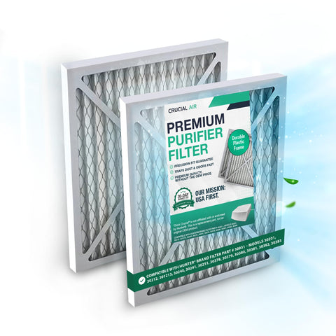 Purifier 2 Filters – Compatible with Hunter® Brand Filter Part # 30931 – Models 30201, 30212, 301213, 30240, 30241, 30251, 30378, 30379, 30380, 30381, 30382, 30383 – (2 Pack)