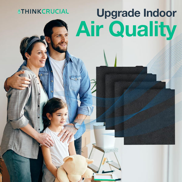 4 Carbon Air Filters - Compatible with Kenmore Part # 83378, Whirlpool 8171434, 8171434K – Fits Air Purif — image 5