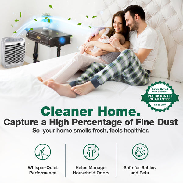 2 Replacement Air Purifier Filters - Compatible with Whirlpool Part # 8171434K, 1183054K - Fits Whirlpool — image 3