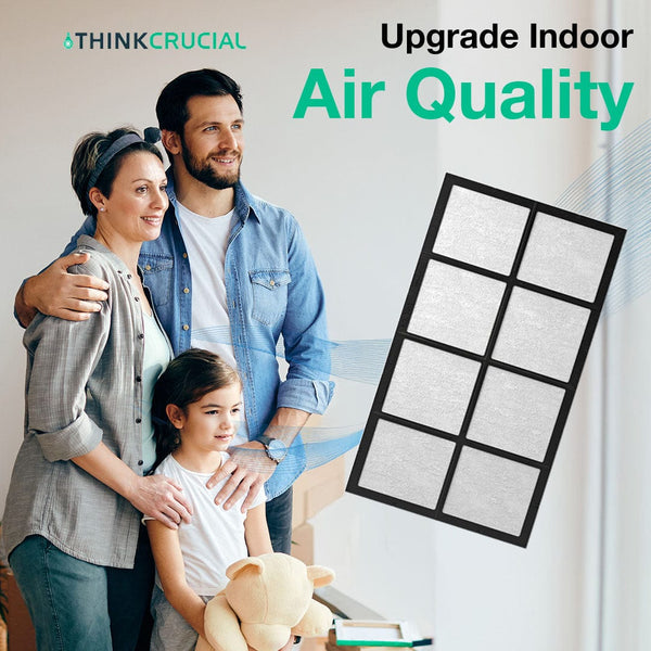 Think Crucial Replacement Air Purifier Filter – Compatible with Essick Air Part # 1051-Models 4DTS 300, 4DTS 900, H12 300HB, H12 400HB, H12 600, 696400HB, 696800, 447400HB - Bulk 1 Pack