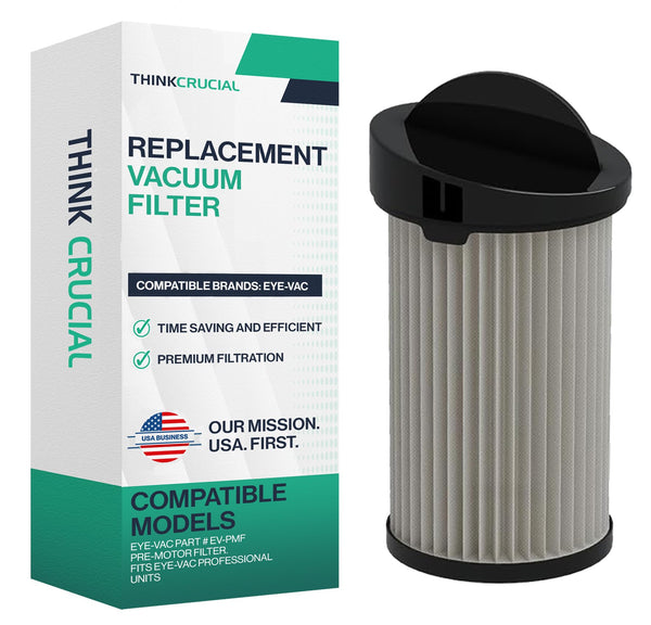 Replacement Vacuum Filter – Compatible with Eye-Vac Part # EV-PMF Pre-Motor Filter - Fits Eye-Vac Profess