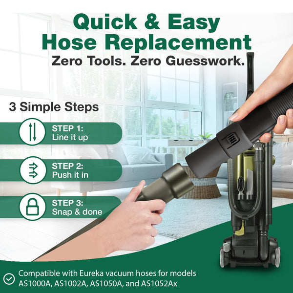 Replacement Vacuum Cleaner Hose – Compatible with Eureka Part # 16130-1 – Fits Eureka Vacuum Models Airsp — image 7