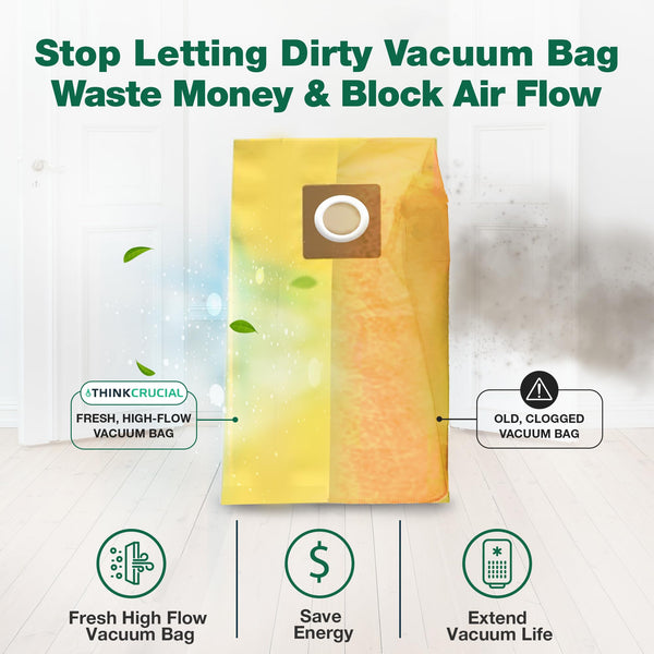 20 Replacements for Hoover HushTone Canister Vacuums Bags Part # AH10243, Fits Models: CH54013, CH54015,  — image 6