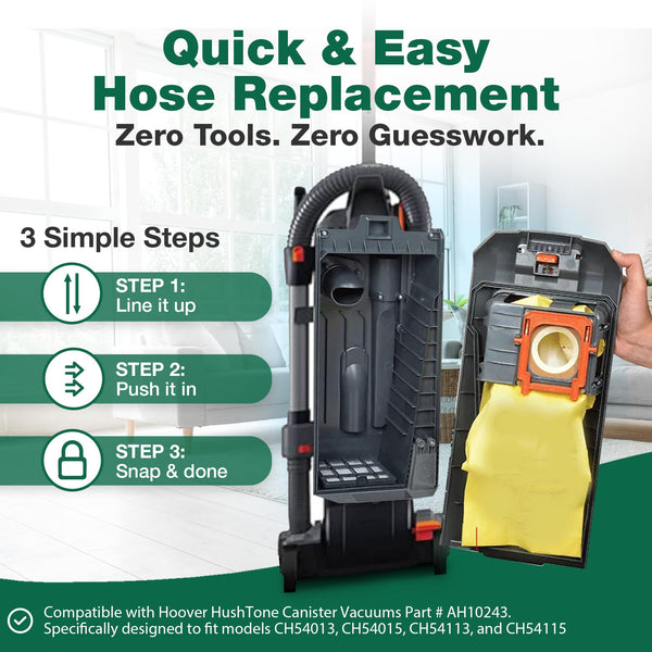 20 Replacements for Hoover HushTone Canister Vacuums Bags Part # AH10243, Fits Models: CH54013, CH54015,  — image 7