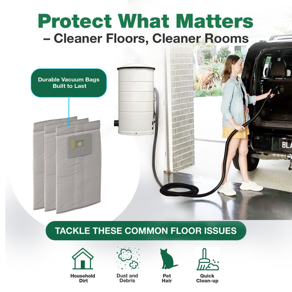 3 Valet & VacuMaid Vacuum Bags Compatible With AstroVac, Part # HPB2HPK & HPB2H, Fits Models: H1P, P70, S — image 2
