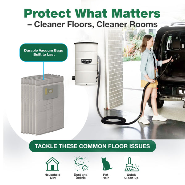 6 Valet & VacuMaid Vacuum Bags Compatible with AstroVac, Part # HPB2HPK & HPB2H, Fits Models: H1P, P70, S — image 2