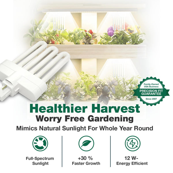 3 Grow Bulbs Compatible with AeroGarden Miracle-GRO B Part # 970904-0200,100340 & Models AeroGarden 3, 3S — image 2