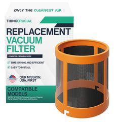 Think Crucial High-Efficiency Replacement Filter Compatible with WORX WX030L Compact Vacuum Cleaner, Part#