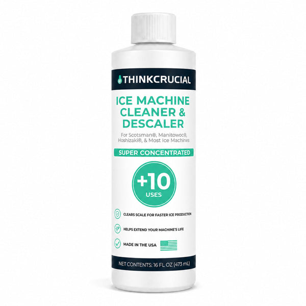 Think Crucial Ice Machine Cleaner & Descaler – THE ICE DOMINATOR – 10 Cleanings – Compatible with Scotsman Ice Machines 