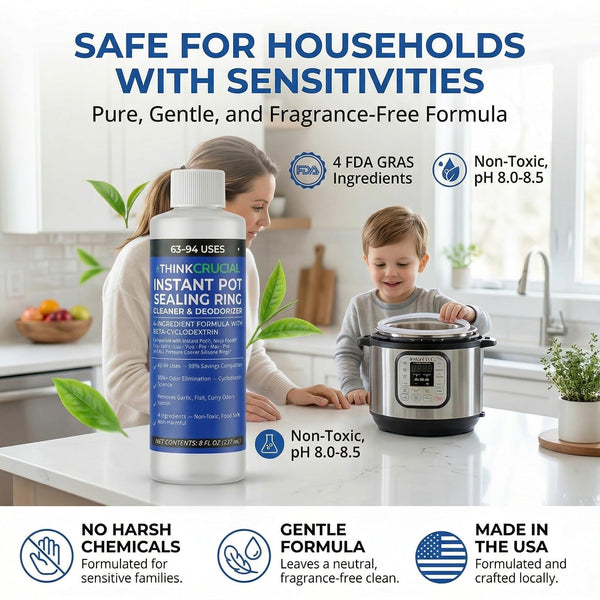 Think Crucial Instant Pot Sealing Ring Cleaner Deodorizer – 63–94 Uses, 98% Savings vs Leading Brands – B — image 3