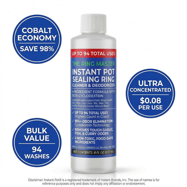 Think Crucial Instant Pot Sealing Ring Cleaner Deodorizer – 63–94 Uses, 98% Savings vs Leading Brands – B — image 9