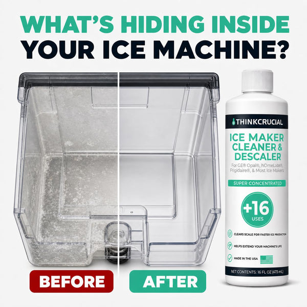 Think Crucial Ice Maker Cleaner for GE Opal, Frigidaire - 16 Uses - 16 oz — image 3