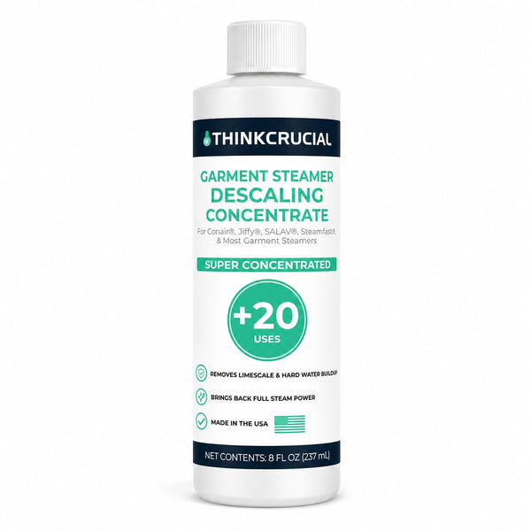 Think Crucial Garment Steamer Descaler – Limescale & Mineral Buildup Remover – Compatible with Jiffy J-2000, J-4000, Con