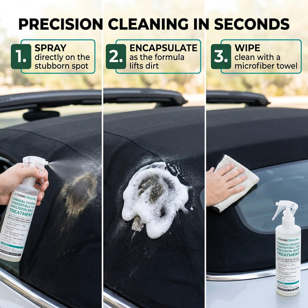 Think Crucial Bird Drop Sap Tar Remover for Tonneau Covers & Convertible Tops, 16 Treatments, 8oz — image 3
