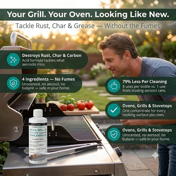 Think Crucial Heavy Duty Oven Cleaner Concentrate, Grill Grate & Stovetop Safe, Fume Free, 16 oz — image 7